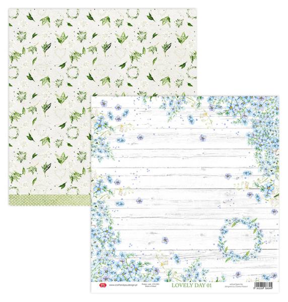 Craft & You Design - Designpapier "Lovely Day" Paper Pad 12x12 Inch - 12 Bogen