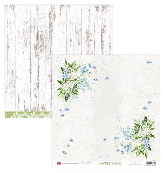 Craft & You Design - Designpapier "Lovely Day" Paper Pad 12x12 Inch - 12 Bogen