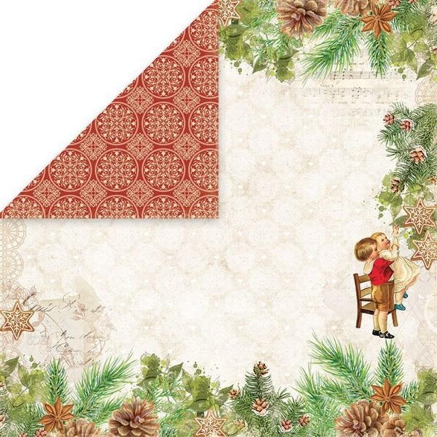 Craft & You Design - Designpapier "Vintage Christmas" Paper Pad 12x12 Inch - 12 Bogen