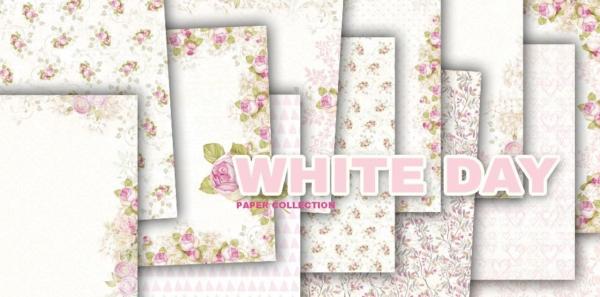 Craft & You Design - Designpapier "White Day" Paper Pad 6x6 Inch - 36 Bogen