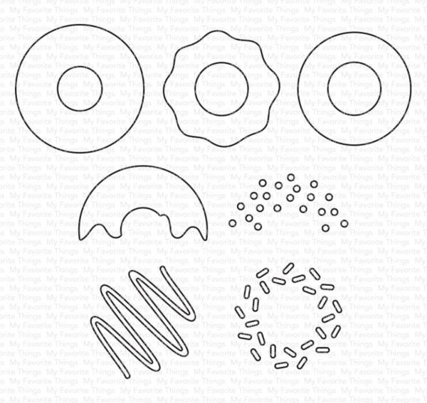 My Favorite Things - Stanzschablone "Time to Make the Donuts" Die-namics