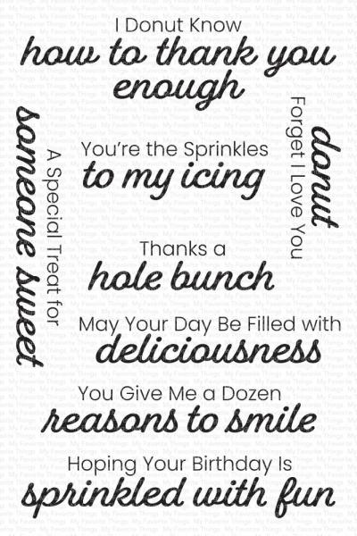 My Favorite Things Stempelset "A Dozen Reasons to Smile" Clear Stamps