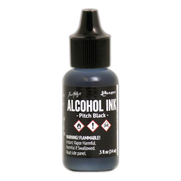 Ranger - Tim Holtz Alkoholtinte "Pitch black" Alcohol Ink 14ml