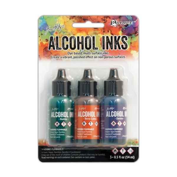 Ranger - Tim Holtz Alkoholtinte "Rustic Lodge" Alcohol Ink 3x14ml