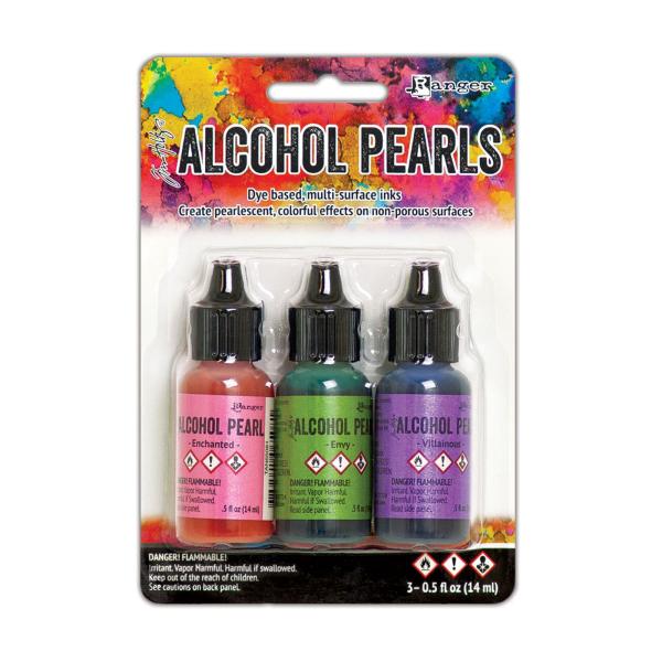 Ranger - Tim Holtz Alkoholtinte "Kit #3" Alcohol Ink Pearls Kit 3x14ml