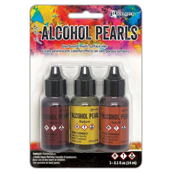 Ranger - Tim Holtz Alkoholtinte "Kit #5" Alcohol Ink Pearls Kit 3x14ml