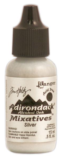 Ranger - Tim Holtz Alkoholtinte "Mixatives Silver" Adirondack Alcohol Ink 15ml