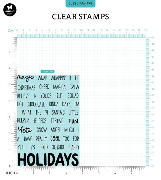 Studio Light - Stempelset "Quotes Believe in Yours Elf" Clear Stamps