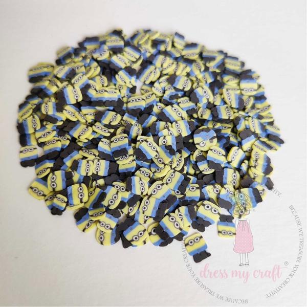 Dress My Craft - Streuteile "Minions" Shaker Slices 8g