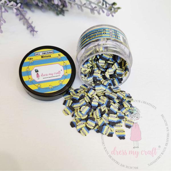 Dress My Craft - Streuteile "Minions" Shaker Slices 8g