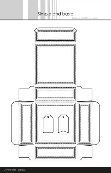 Simple and Basic - Stanzschablone 17,5x26 cm "Giftbox" Dies