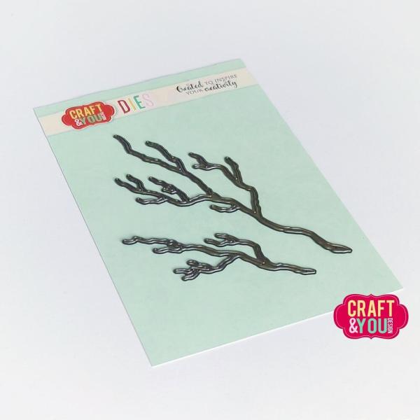 Craft & You Design - Stanzschablone "Branch Set 2" Dies