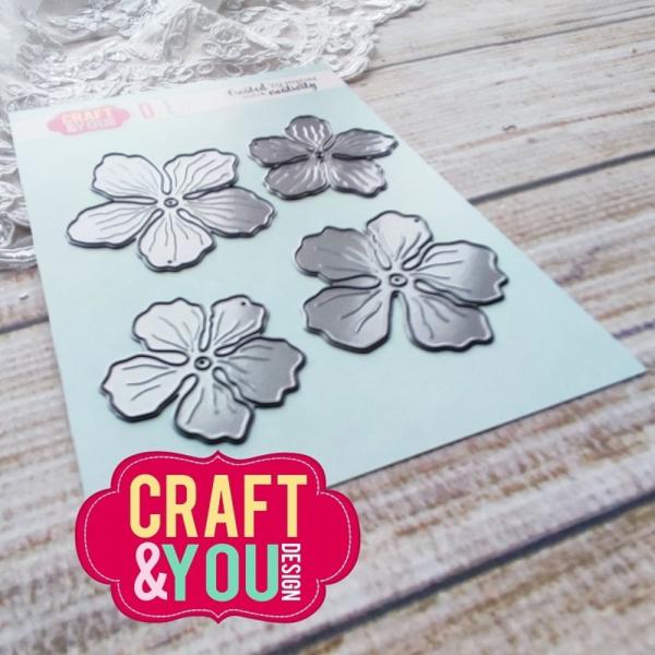 Craft & You Design - Stanzschablone "Apple Blossom" Dies