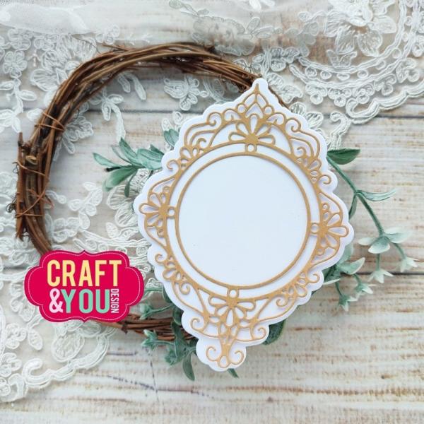 Craft & You Design - Stanzschablone "Oldfashion Frame" Dies