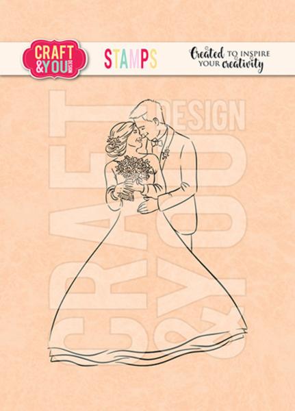 Craft & You Design - Stempel "Happy Couple" Clear Stamps