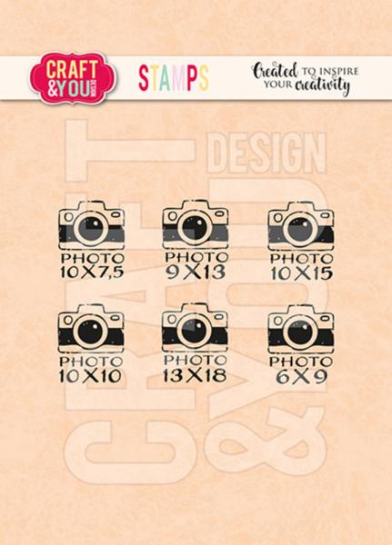 Craft & You Design - Stempelset "Mini Cameras" Clear Stamps