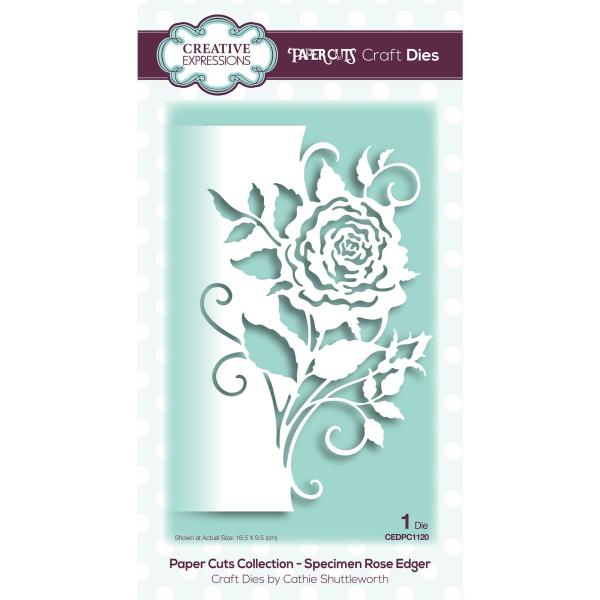 Creative Expressions - Stanzschablone "Specimen rose edger" Craft Dies Design by Cathie Shuttleworth