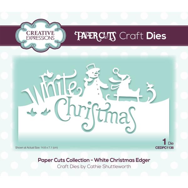 Creative Expressions - Stanzschablone "white christmas" Craft Dies Design by Cathie Shuttleworth