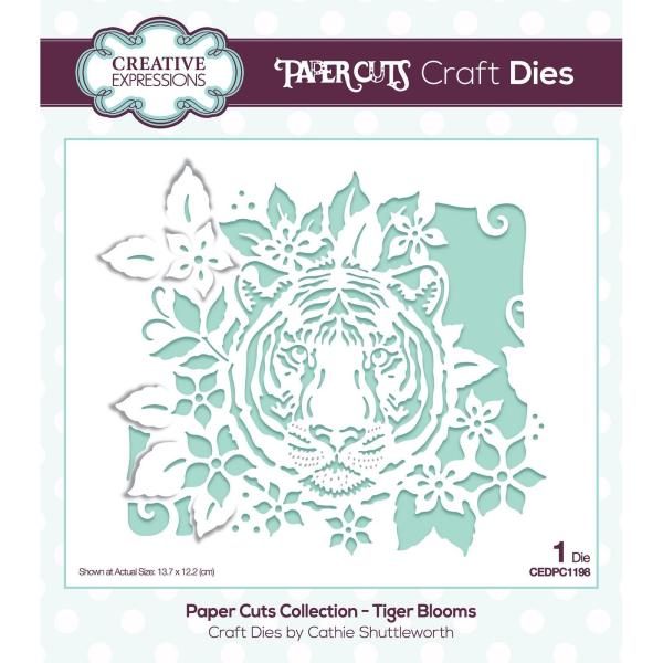 Creative Expressions - Stanzschablone "Tiger Blooms" Craft Dies Design by Cathie Shuttleworth