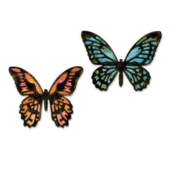 Sizzix - Stanzschablone "Detailed Butterflies Mini" Thinlits Craft Dies by Tim Holtz