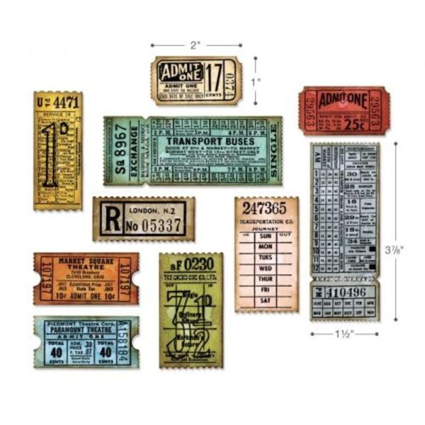 Sizzix - Stanzschablone "Ticket Booth" Thinlits Craft Dies by Tim Holtz