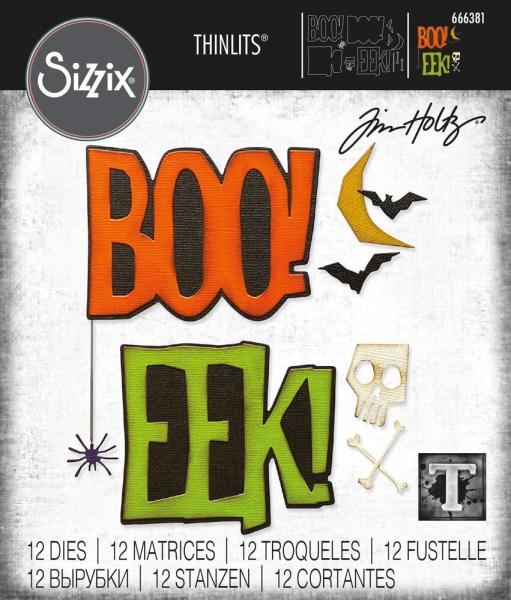 Sizzix - Stanzschablone "Big Frights" Thinlits Craft Dies by Tim Holtz