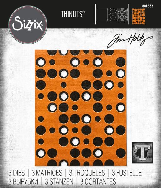 Sizzix - Stanzschablone "Layered Dots" Thinlits Craft Dies by Tim Holtz