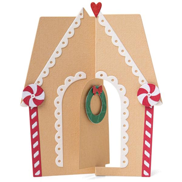 Sizzix - Stanzschablone "Gingerbread House" Thinlits Craft Dies by Jen Long