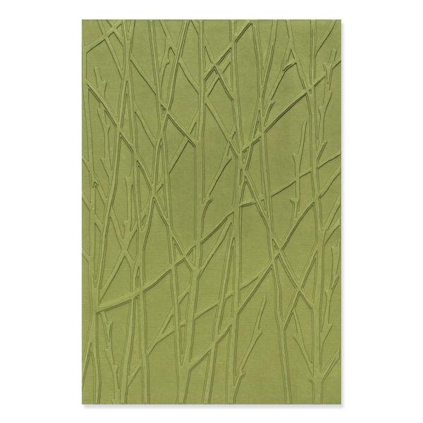 Sizzix - 3D Prägefolder "Forest Scene" Embossing Folder Design by Olivia Rose