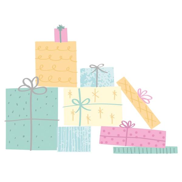 Sizzix - Stempelset "Giftwrap" Layered Clear Stamps Design by Olivia Rose