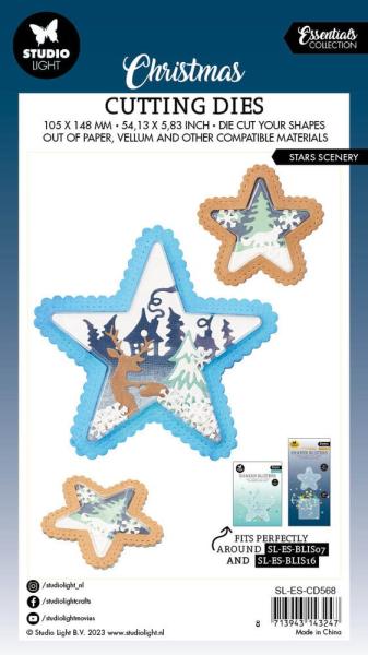 Studio Light - Stanzschablone "Star Scenery Christmas" Dies