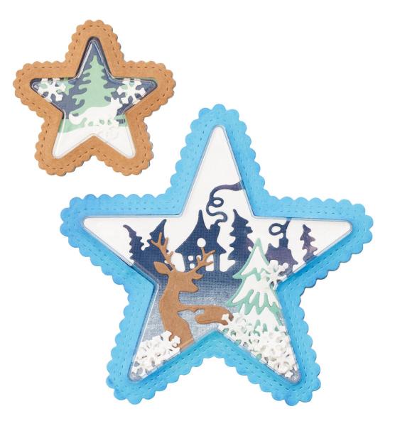 Studio Light - Stanzschablone "Star Scenery Christmas" Dies