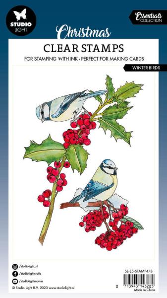 Studio Light - Stempelset "Winter Birds" Clear Stamps