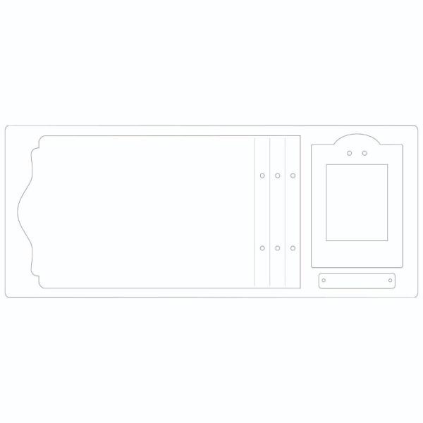 Sizzix - Stanzschablone "Field Notes & Specim" ScoreBoards XL Dies