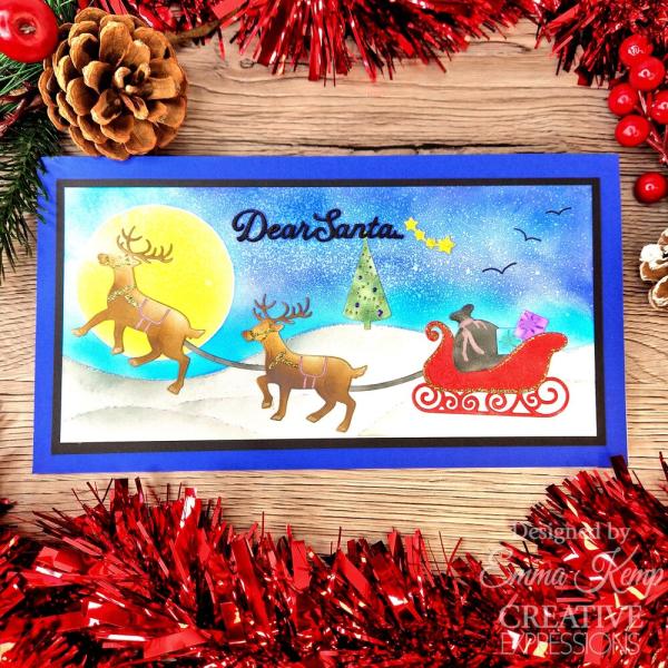 Creative Expressions - Stanzschablone "Santa's Sleigh" Craft Dies Design by Jamie Rodgers