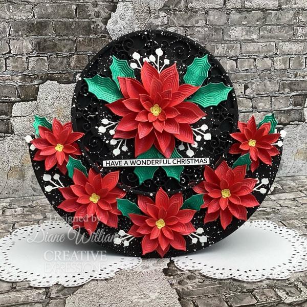 Creative Expressions - Stanzschablone "Rippled Poinsettia" Craft Dies Design by Jamie Rodgers