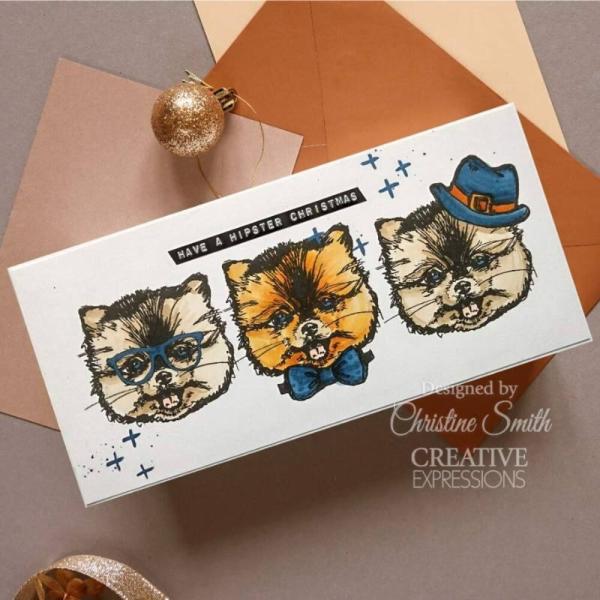 Creative Expressions - Stempelset A5 "Merry Cutemas" Clear Stamps Design by Jane Davenport