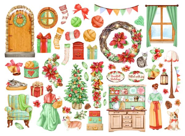 Stamperia - Stanzteile "All Around Christmas" Die Cuts