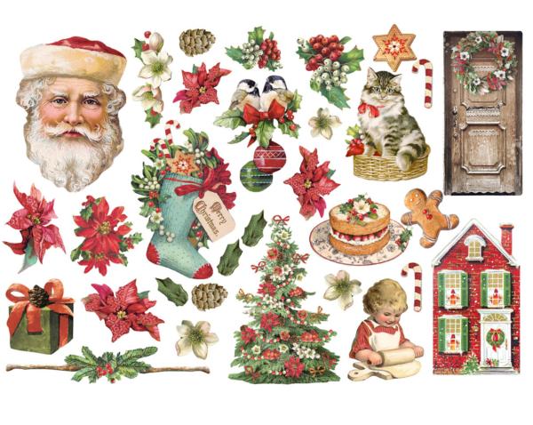 Stamperia - Stanzteile "Classic Christmas" Die Cuts Ephemera