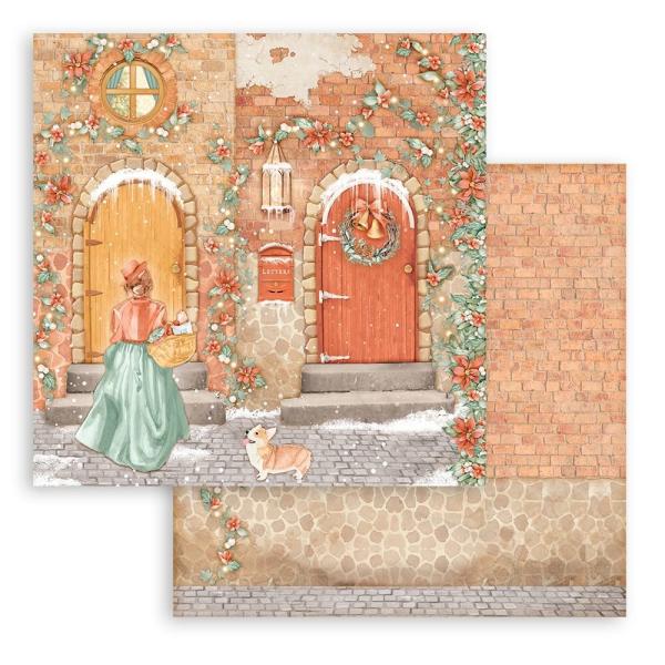 Stamperia - Designpapier "All Around Christmas" Paper Pack 12x12 Inch - 10 Bogen