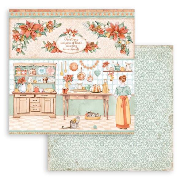 Stamperia - Designpapier "All Around Christmas" Paper Pack 12x12 Inch - 10 Bogen