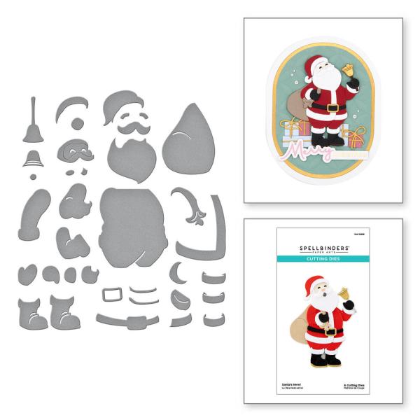 Spellbinders - Stanzschablone "Santa's Here!" Dies