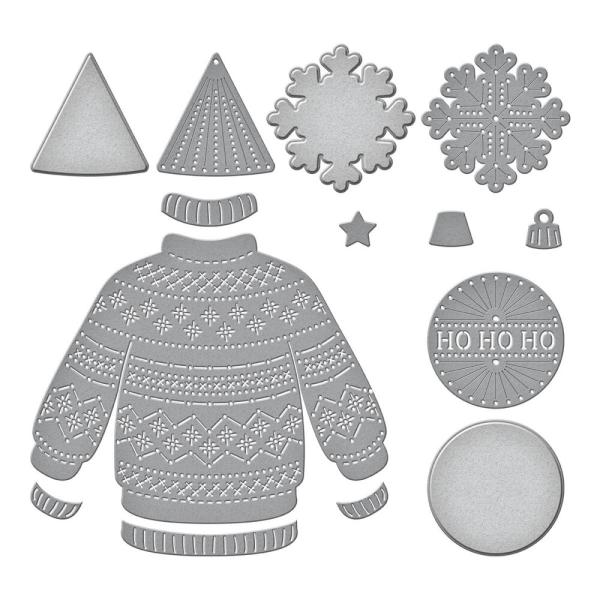 Spellbinders - Stanzschablone "Stitched Christmas Sweater" Dies