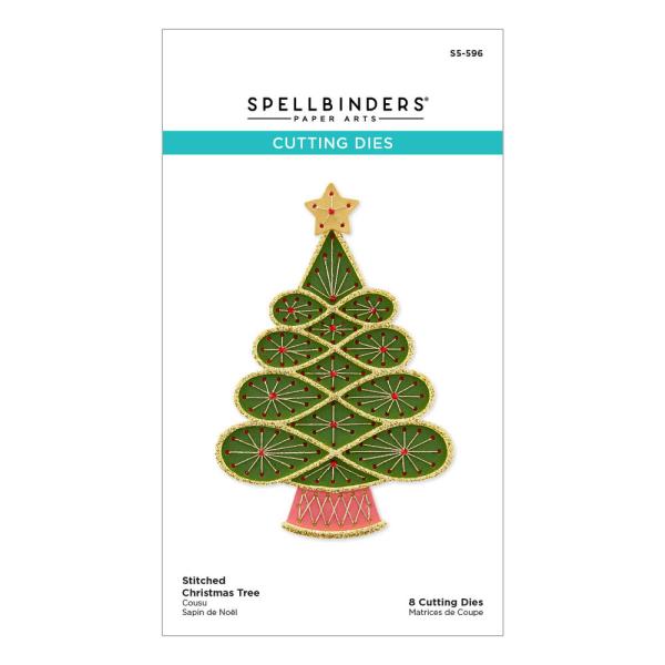 Spellbinders - Stanzschablone "Stitched Christmas Tree" Dies