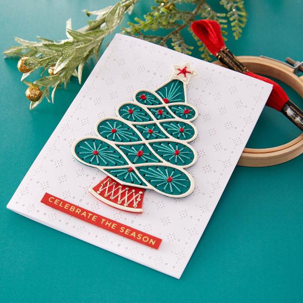 Spellbinders - Stanzschablone "Stitched Christmas Tree" Dies