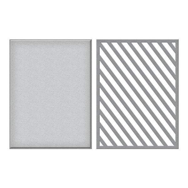 Spellbinders - Stanzschablone "Super Stripes Background" Dies