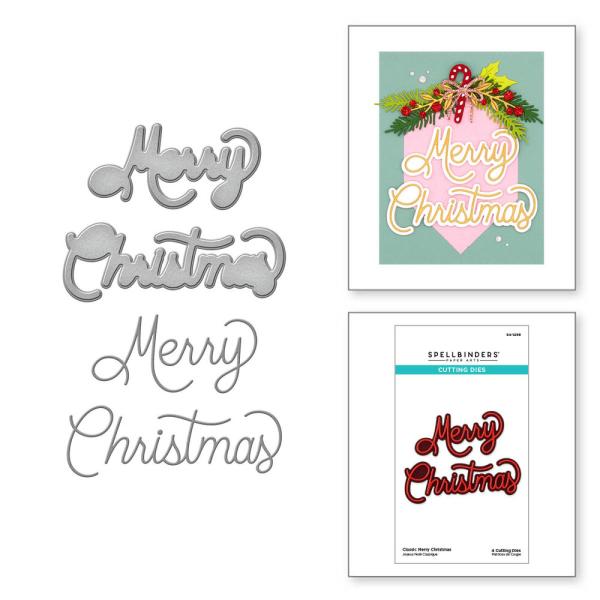 Spellbinders - Stanzschablone "Classic Merry Christmas" Dies