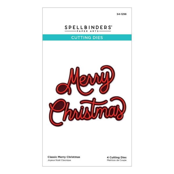 Spellbinders - Stanzschablone "Classic Merry Christmas" Dies