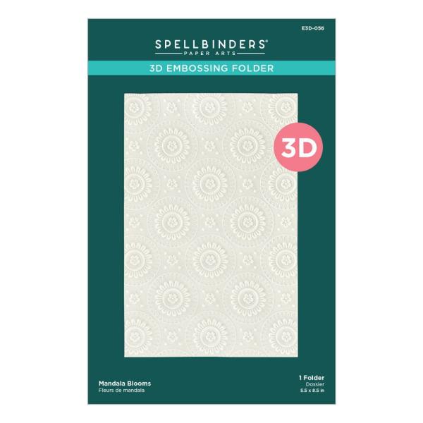 Spellbinders - Prägefolder "Mandala Blooms" Embossingfolder