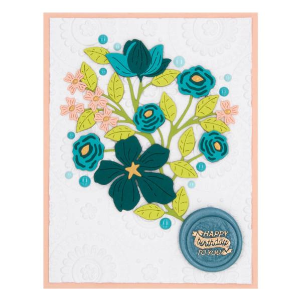 Spellbinders - Prägefolder "Mandala Blooms" Embossingfolder